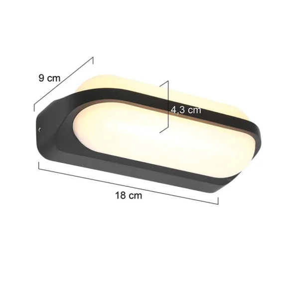 aluminium_buitenlamp_zwar_3.webp Shop Straluma Aluminium buitenlamp zwart inclusief LED