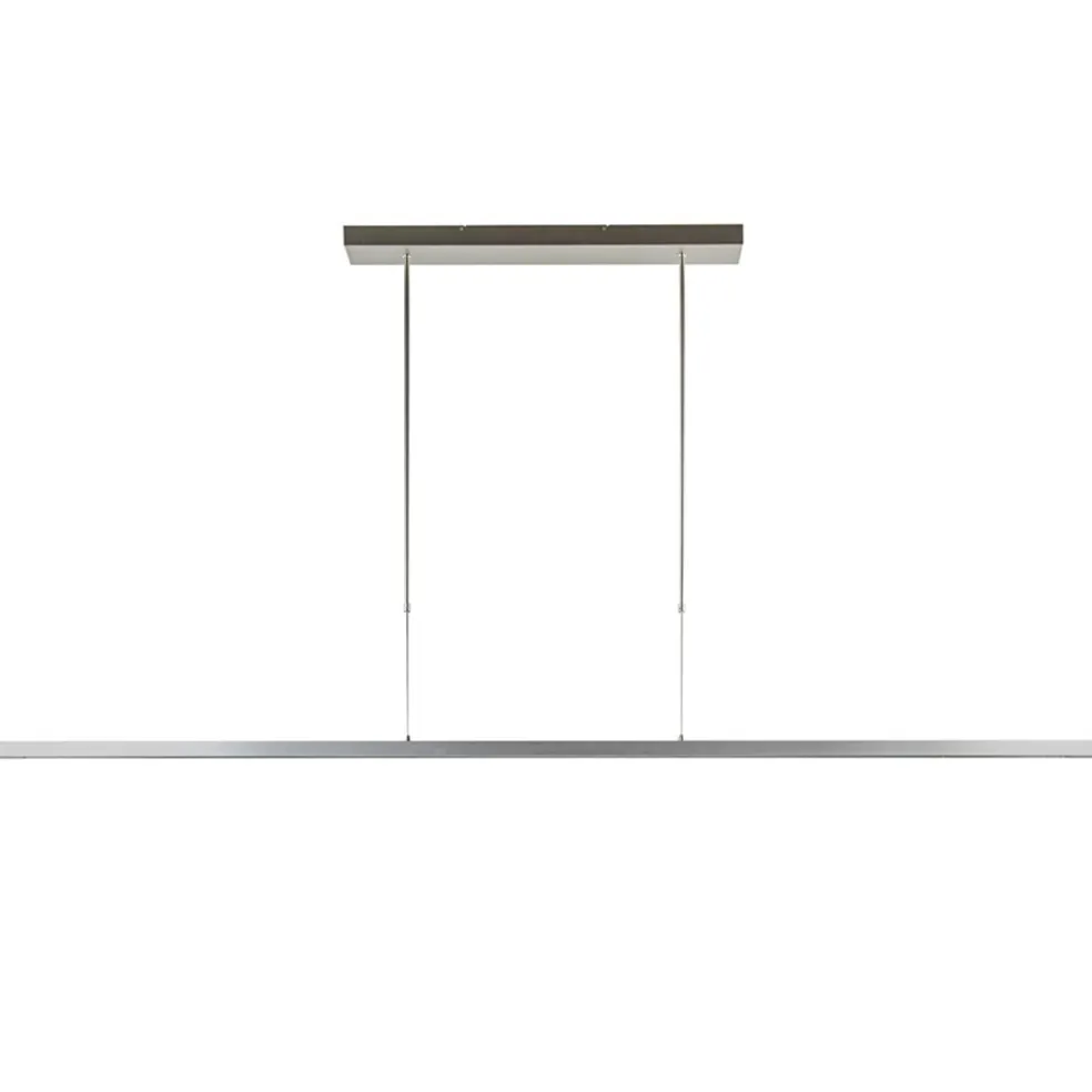 aluminium_led_hanglamp_ni_0.webp Clearance Straluma Aluminium LED hanglamp nikkel mat inclusief dimmer
