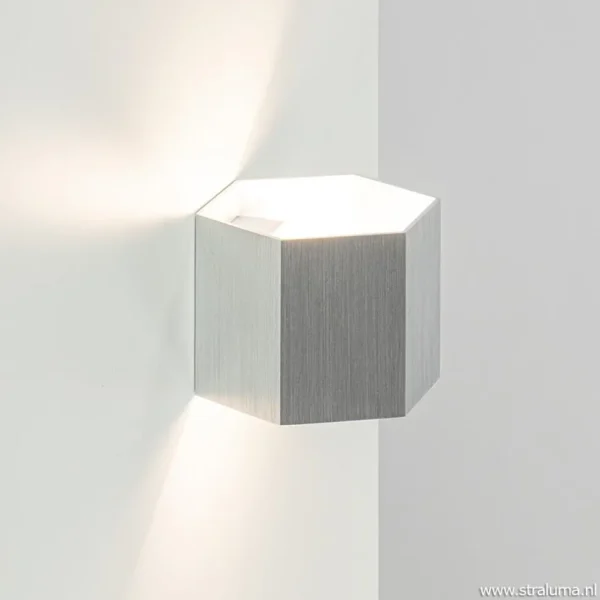 aluminium_wandlamp_hoek_u_1.webp Hot Straluma Aluminium wandlamp 6-hoek up+down