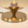 Flash Sale Straluma Amber glazen tafellamp met gouden voet
