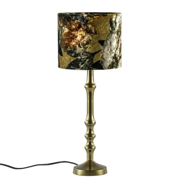 antiek_bronzen_lampvoet_s_1-1.webp Sale Straluma Antiek bronzen lampvoet Semut exclusief kap