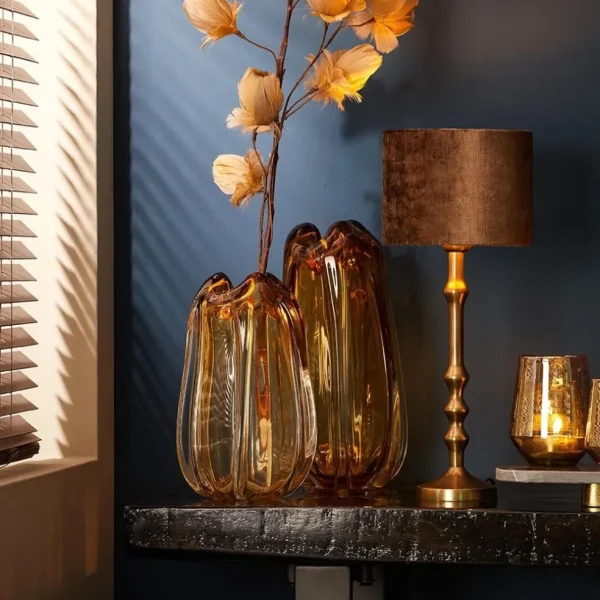 antiek_bronzen_lampvoet_s_4-1.webp Sale Straluma Antiek bronzen lampvoet Semut exclusief kap