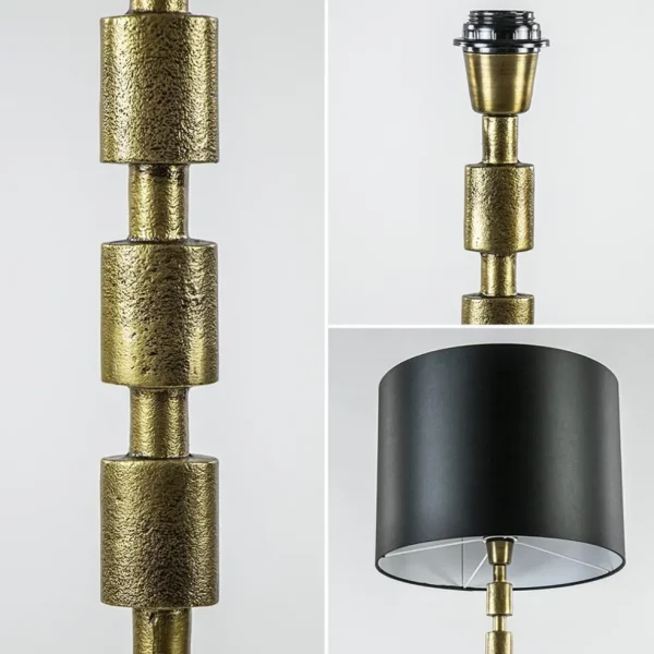 antiek_bronzen_vloerlamp__2.webp Best Straluma Antiek bronzen vloerlamp Malinda exclusief kap