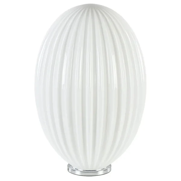 art_deco_tafellamp_chroom_0.webp New Straluma Art Deco tafellamp chroom met opaal glazen kap