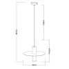 badkamer_hanglamp_gu_spot_3.webp Fashion Straluma Badkamer hanglamp GU10 spot cilinder wit/brons