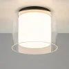 Hot Straluma Badkamer plafondlamp helder met opaal glas IP44