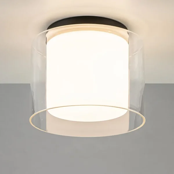 Hot Straluma Badkamer plafondlamp helder met opaal glas IP44