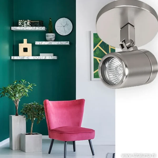 badkamer_spot_rain_nikkel_3.webp Online Straluma Badkamer spot Rain nikkel verstelbaar