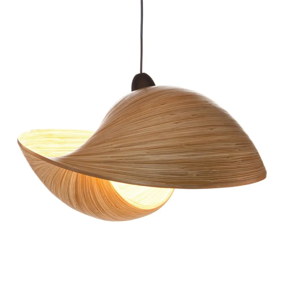 Flash Sale Straluma Bamboe hanglamp schelp 50 cm