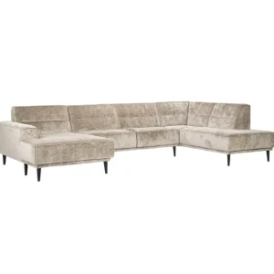 Store Straluma Bank Sef U-opstelling taupe