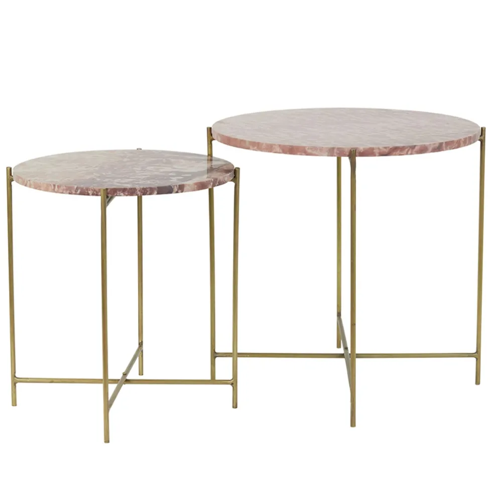 bijzettafel_delon_set_van_0.webp Shop Straluma Bijzettafel Delon set van 2 marrmer roze/goud