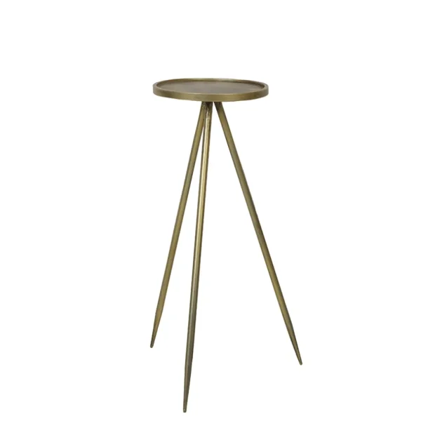 Fashion Straluma Bijzettafel Envira antiek goud Ø30x80.5 cm