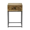 Sale Straluma Bijzettafel met lade mangohout/metaal