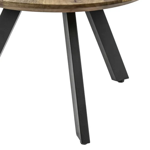 bijzettafel_rond_mangohou_3.webp Hot Straluma Bijzettafel rond mangohout met zwart staal 60 cm