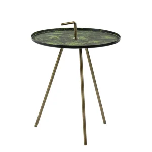bijzettafel_saphire_groen_0.webp Outlet Straluma Bijzettafel Saphire groen met brons 39 cm