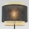 Flash Sale Straluma Boho vloerlamp mat zwart met webbing