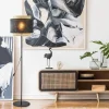 Flash Sale Straluma Boho vloerlamp mat zwart met webbing