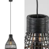 Cheap Straluma Botanische hanglamp Puerto rotan mat zwart