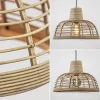 Store Straluma Botanische hanglamp rotan met mat zwart