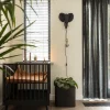 Shop Straluma Botanische wandlamp Elephant mat zwart