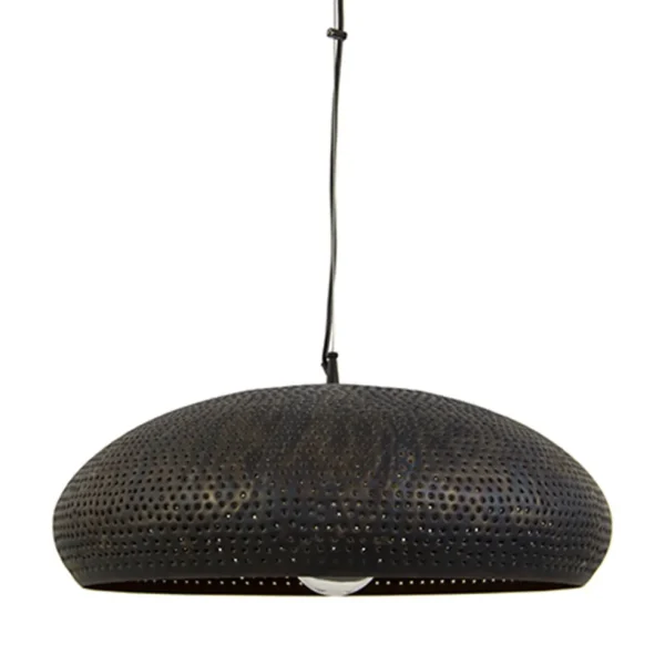 bronsbruine_hanglamp_met__0.webp Outlet Straluma Brons-bruine hanglamp met gaatjes