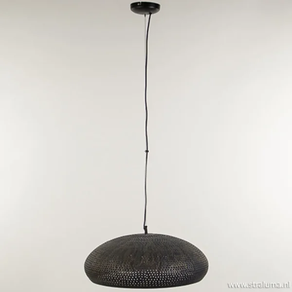 bronsbruine_hanglamp_met__1.webp Outlet Straluma Brons-bruine hanglamp met gaatjes