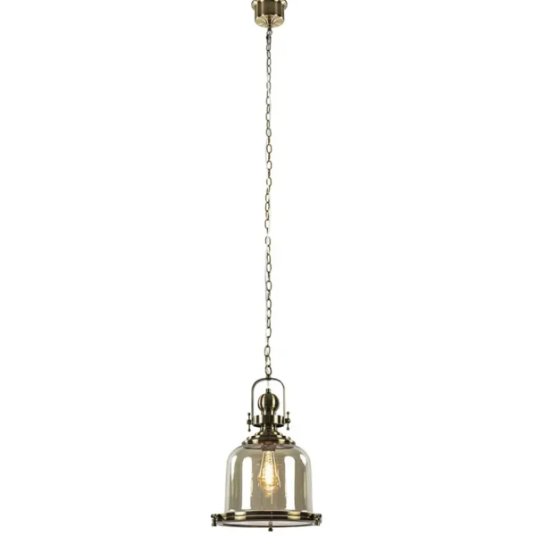 bronzen_scheepslamp_met_a_1.webp Cheap Straluma Bronzen scheepslamp met amber glas 33 cm