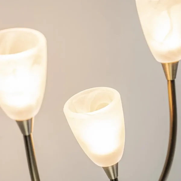 bronzen_wandlamp_led_met__2.webp Best Straluma Bronzen wandlamp LED met wit glas dim to warm