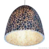 bruin_gouden_hanglamp_met_2.webp Shop Straluma Bruin gouden hanglamp met capiz schelpen