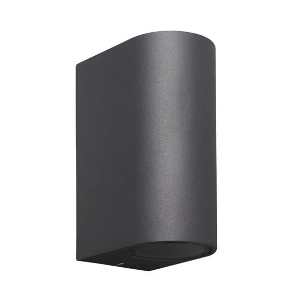 buitenlamp_afgerond_updow_0.webp Best Straluma Buitenlamp afgerond up+down antra. IP54