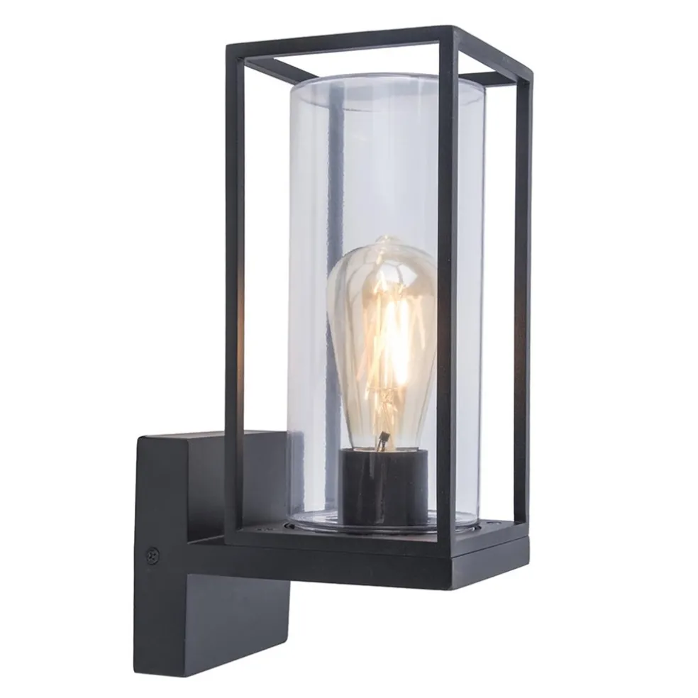 buitenlamp_flair_lantaarn_0.webp Store Straluma Buitenlamp Flair lantaarn op voet zwart IP44