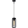 buitenlamp_hang_zwart_met_1.webp Fashion Straluma Buitenlamp hang zwart met glazen kap IP44