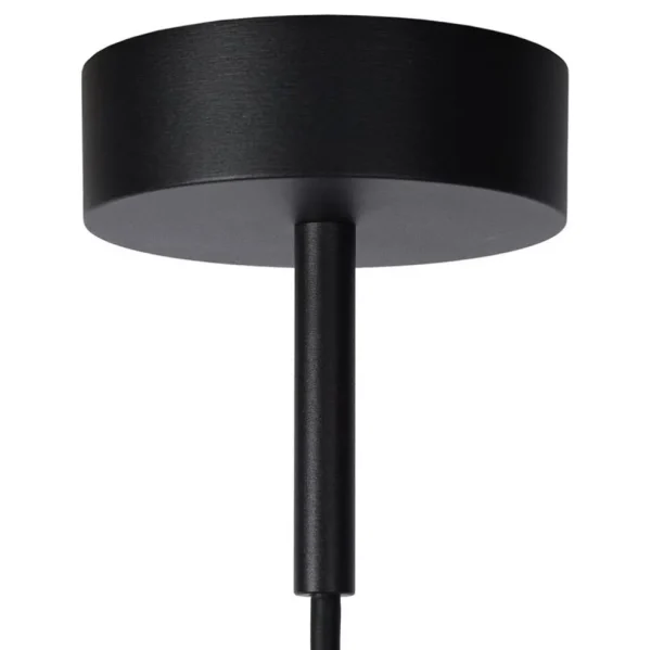 buitenlamp_hang_zwart_met_3.webp Fashion Straluma Buitenlamp hang zwart met glazen kap IP44