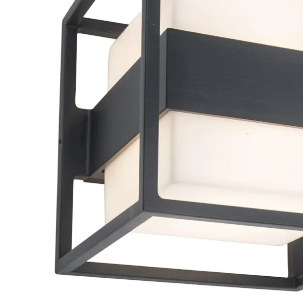 buitenlamp_kubus_ip_inclu_1.webp Cheap Straluma Buitenlamp kubus IP54 inclusief LED donker grijs