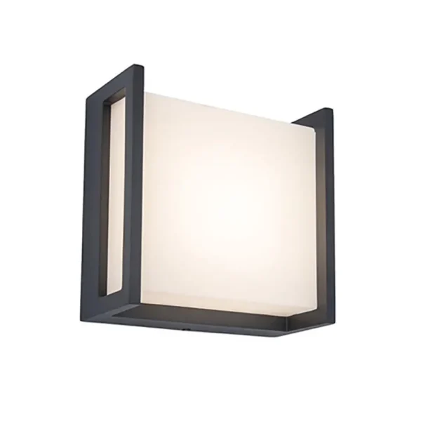 buitenlamp_led_wand_vierk_0.webp Fashion Straluma Buitenlamp LED wand vierkant donker grijs IP54
