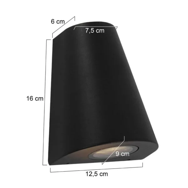 buitenlamp_logan_zwart_xg_3.webp New Straluma Buitenlamp Logan zwart 2xgu10 IP54