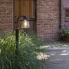 buitenlamp_op_paal_zwartr_4.webp Clearance Straluma Buitenlamp op paal zwart/roest met helder glas