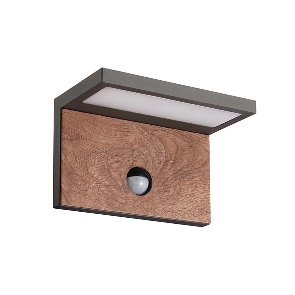 buitenlamp_ruka_antrahout_0.webp Hot Straluma Buitenlamp Ruka antra/hout sensor IP54