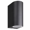 buitenlamp_updown_zwart_a_0.webp Clearance Straluma Buitenlamp up+down zwart afgerond IP54