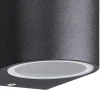 buitenlamp_updown_zwart_a_2.webp Clearance Straluma Buitenlamp up+down zwart afgerond IP54
