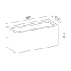 Discount Straluma Buitenlamp Utah antraciet e27 IP65