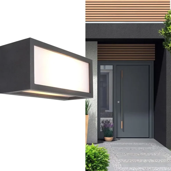 Discount Straluma Buitenlamp Utah antraciet e27 IP65
