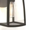 buitenlamp_wand_zwart_met_2.webp Online Straluma Buitenlamp wand zwart met helder glas