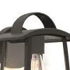 buitenlamp_wand_zwart_met_3.webp Online Straluma Buitenlamp wand zwart met helder glas