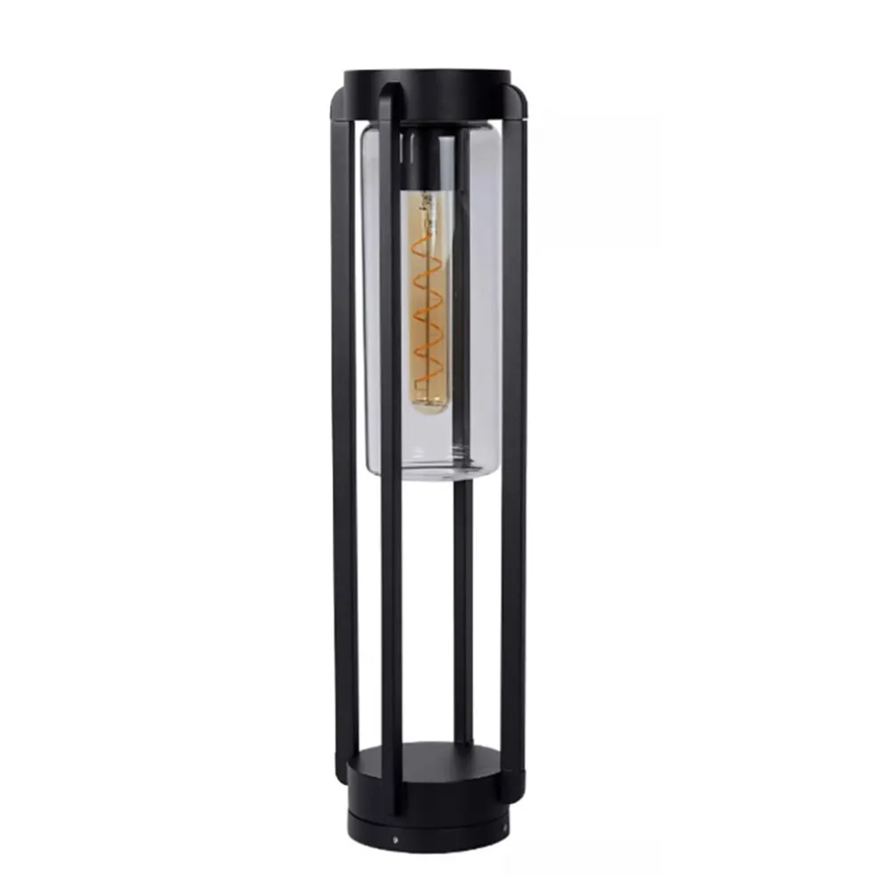 buitenlamp_zwart_metaal_m_0.webp Cheap Straluma Buitenlamp zwart metaal met glazen kap IP44