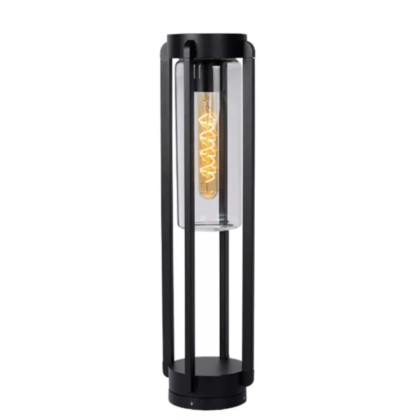 buitenlamp_zwart_metaal_m_1.webp Cheap Straluma Buitenlamp zwart metaal met glazen kap IP44