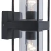 Clearance Straluma Buitenlantaarn dubbel strak zwart/helder glas