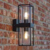 Clearance Straluma Buitenlantaarn dubbel strak zwart/helder glas
