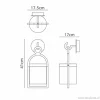 Best Straluma Buitenlantaarn-wandlamp antraciet IP54