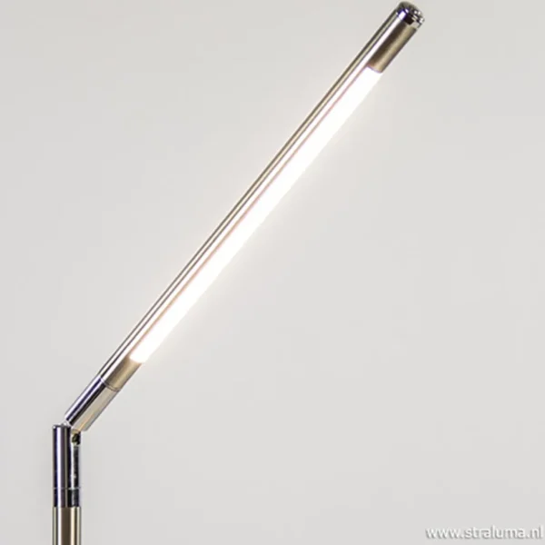 burolamp_ugello_nikkel_me_2.webp Best Sale Straluma Burolamp Ugello nikkel met pushdimmer